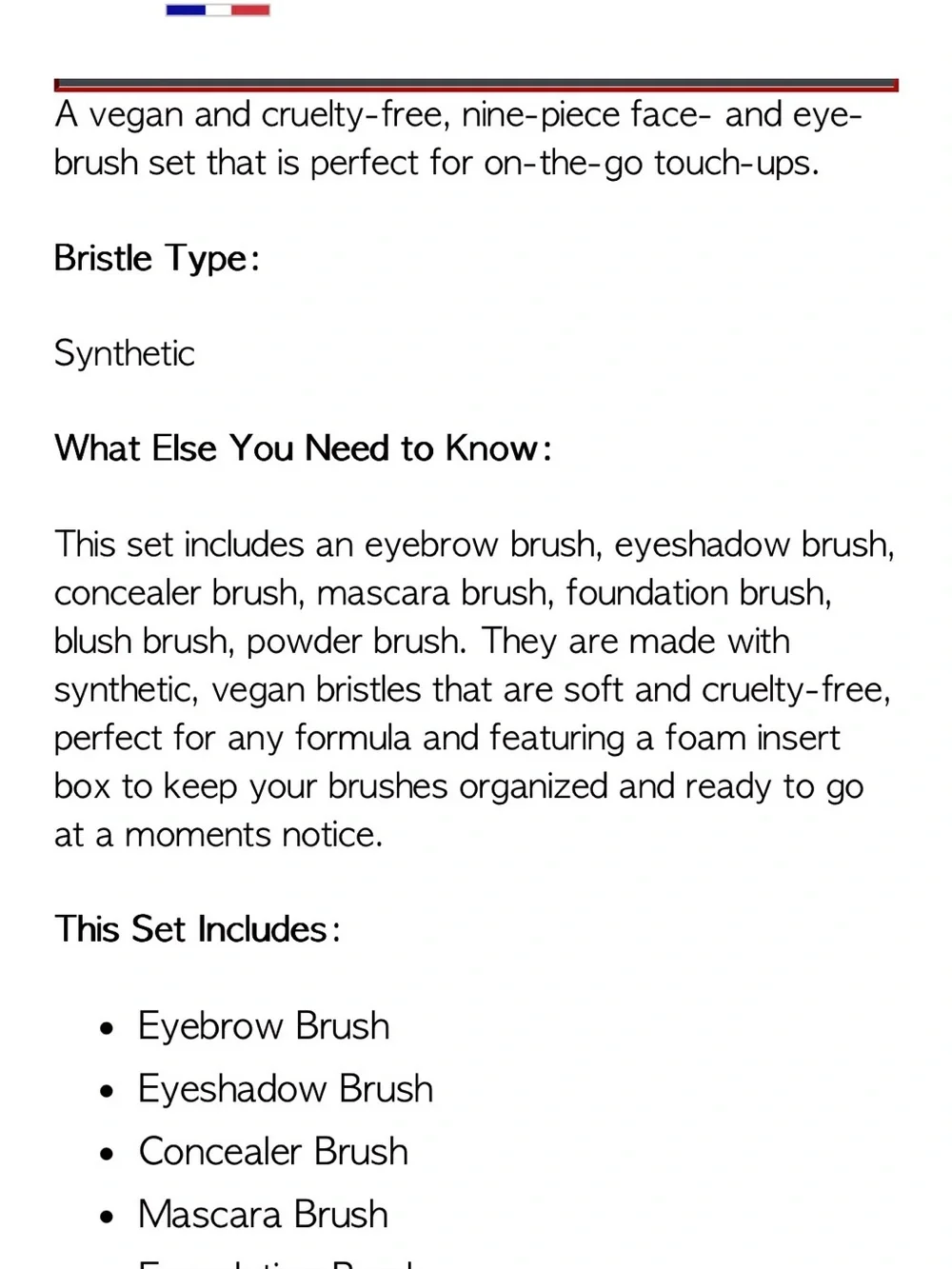 BNIB Flawless Prestige Brush Collection by LA PRÉDICE PRESTIGE •  Brushes